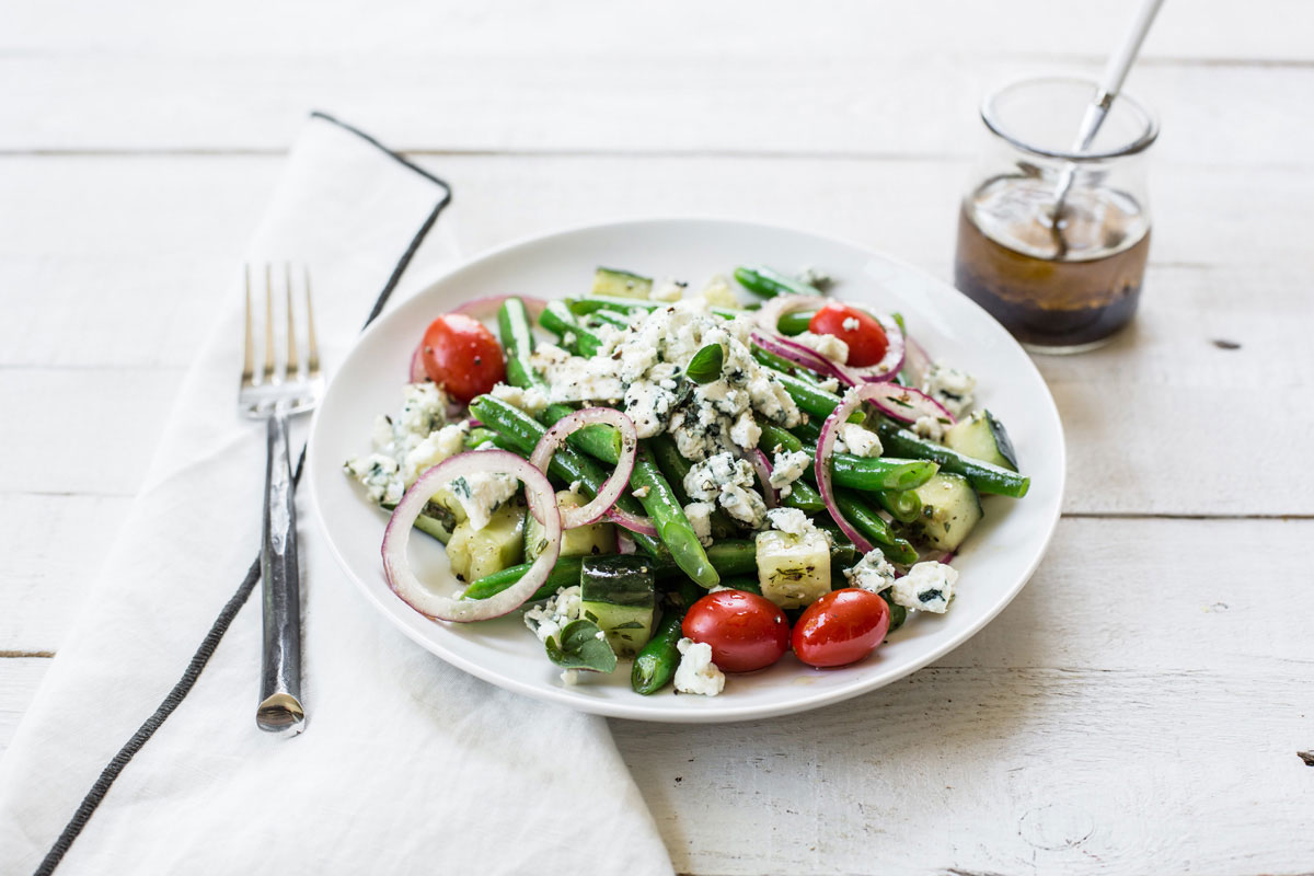 Salad on a plate