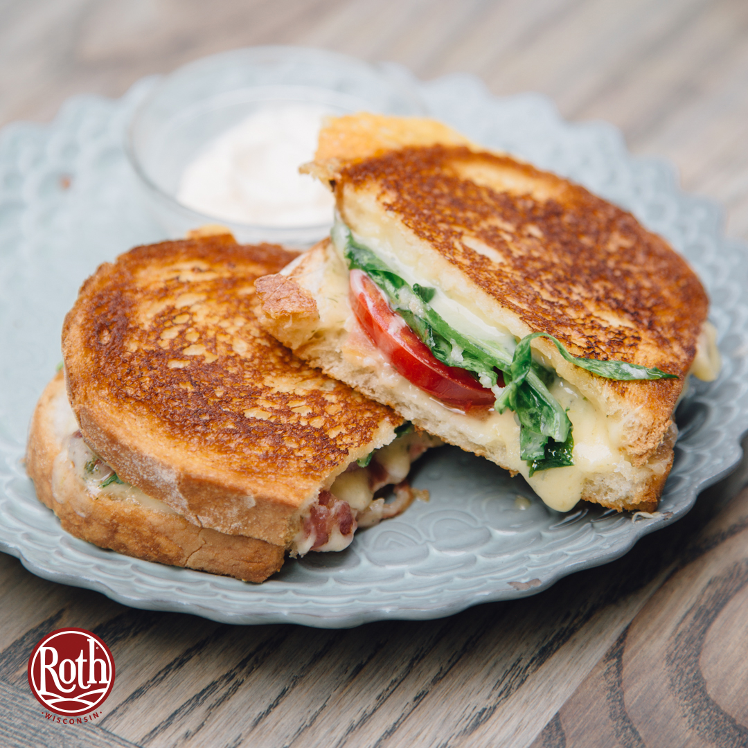Things are getting really cheesy around here...Check out this Tomato and Havarti Dill Grilled Cheese with Garlic Aioli. 