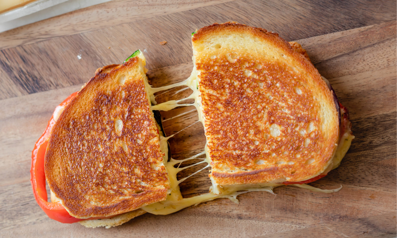 Roasted Vegetable Grilled Cheese Sandwich Roth Cheese
