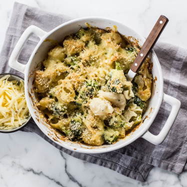 Broccoli Cheddar Pasta Melt