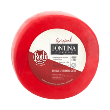 Roth Fontina cheese wheel