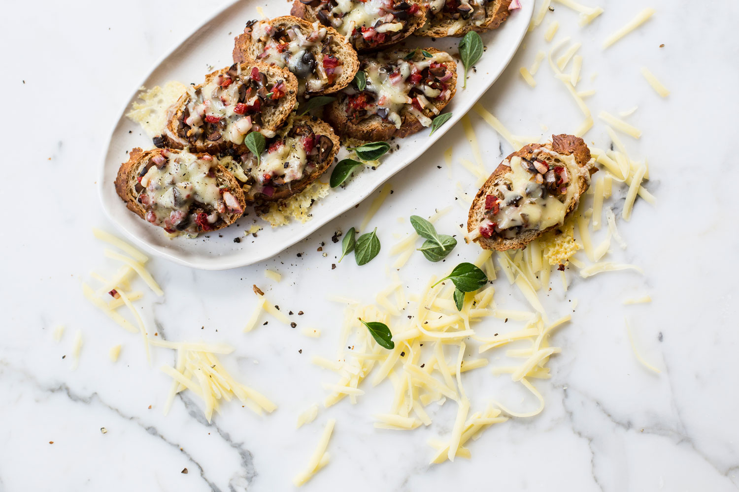 Havarti Tapenade Crostini - Roth Cheese