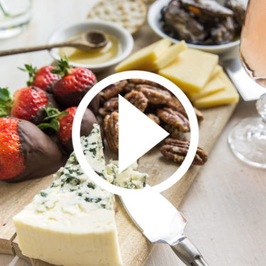 Valentine's Day Cheese Board for Two