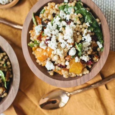 Fall Couscous Salad with Blue Cheese