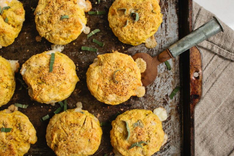 Cheesy Pumpkin Biscuits