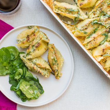 Spinach and Cheese Stuffed Shells