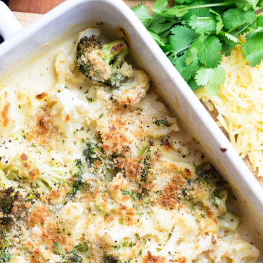 Broccoli Cauliflower Gratin