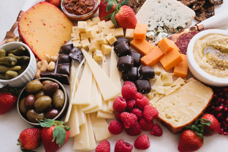 How to Make a Valentine’s Day Cheese Board