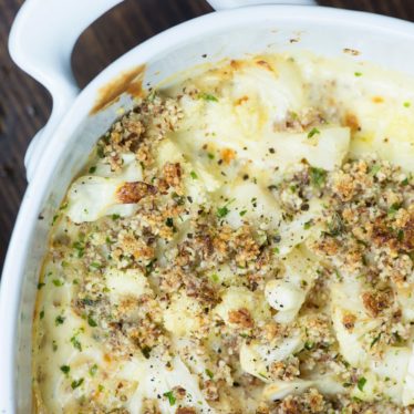 Roasted Cauliflower Mac and Cheese