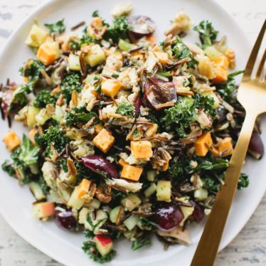 Wild Rice Kale Salad