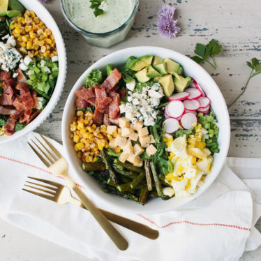 Summer Cobb Salad with Homemade Jalapeño Ranch