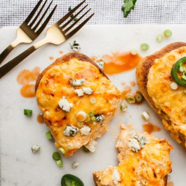 Stuffed Buffalo Chicken Cheese Bread