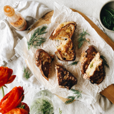 Smoked Salmon Grilled Cheese with Dill Havarti