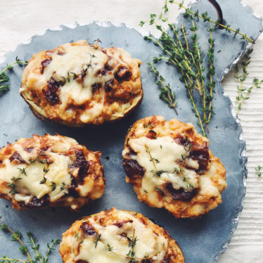 French Onion Twice-Baked Potatoes
