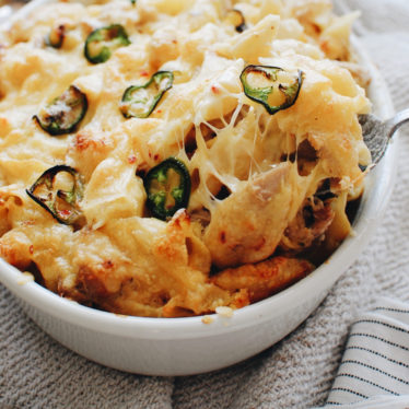 Jalapeño Havarti Chicken Mac and Cheese