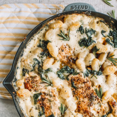 Creamy Chicken Gnocchi Bake