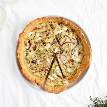 Brussels Sprout Quiche