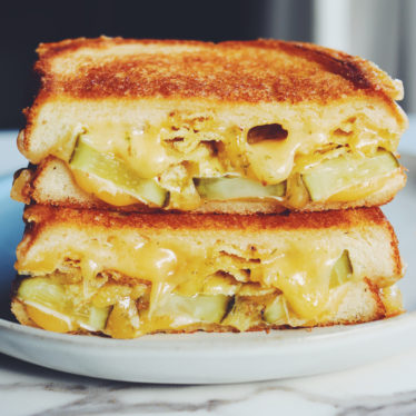 Pickle & Potato Chip Grilled Cheese