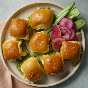 Pesto Grilled Cheese Sliders