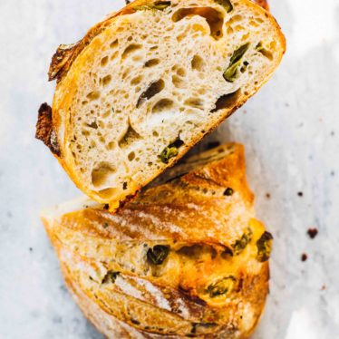 Jalapeño Gouda Sourdough Bread