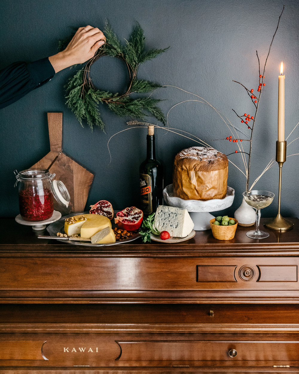 Holiday Cheeseboard Styling