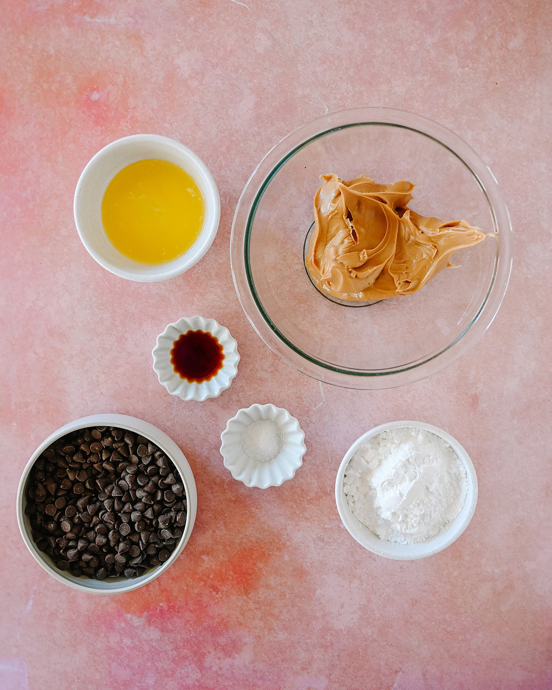 Ingredients for Homemade Peanut Butter Balls