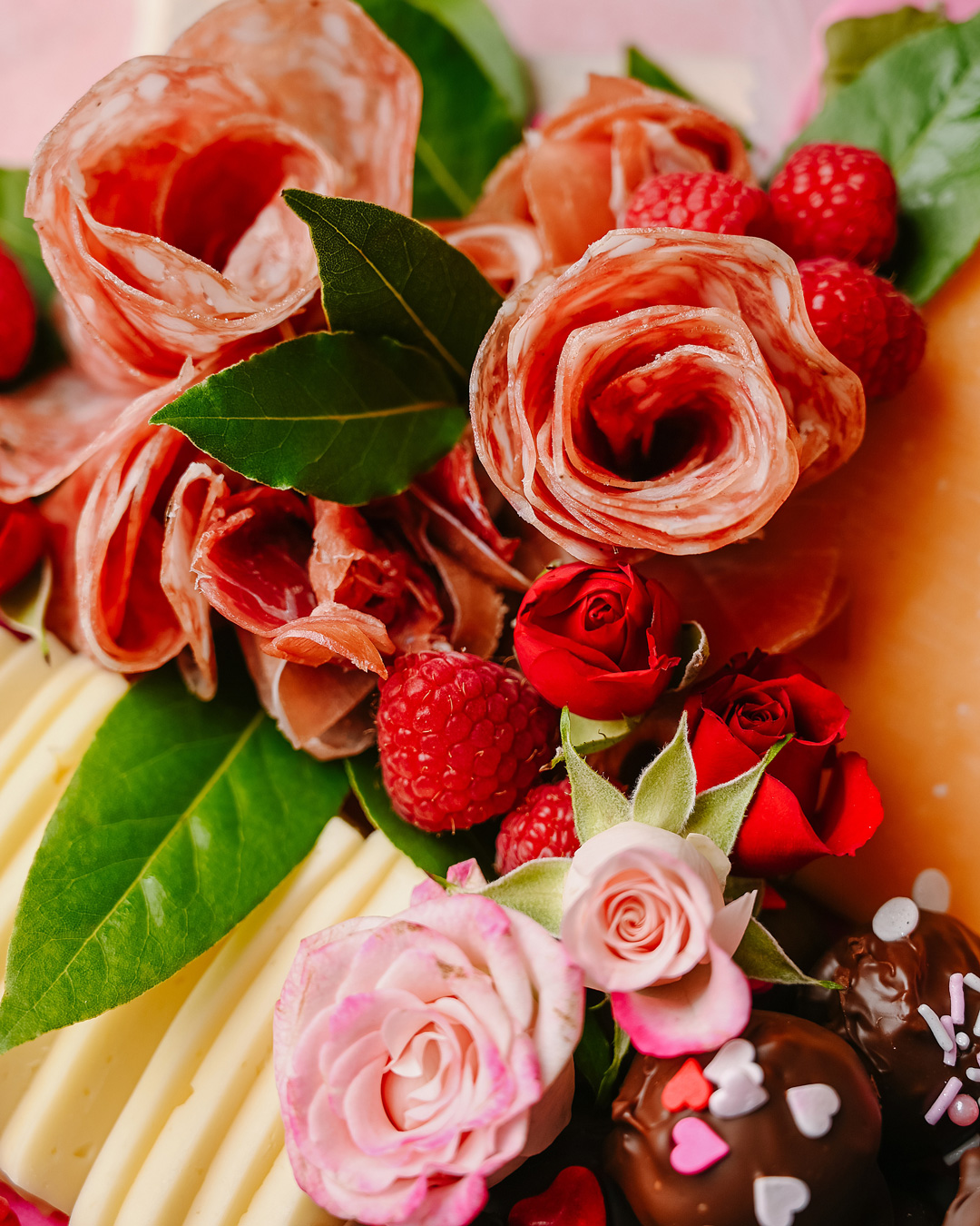 Valentine's Day Cheeseboard with Roth Cheese