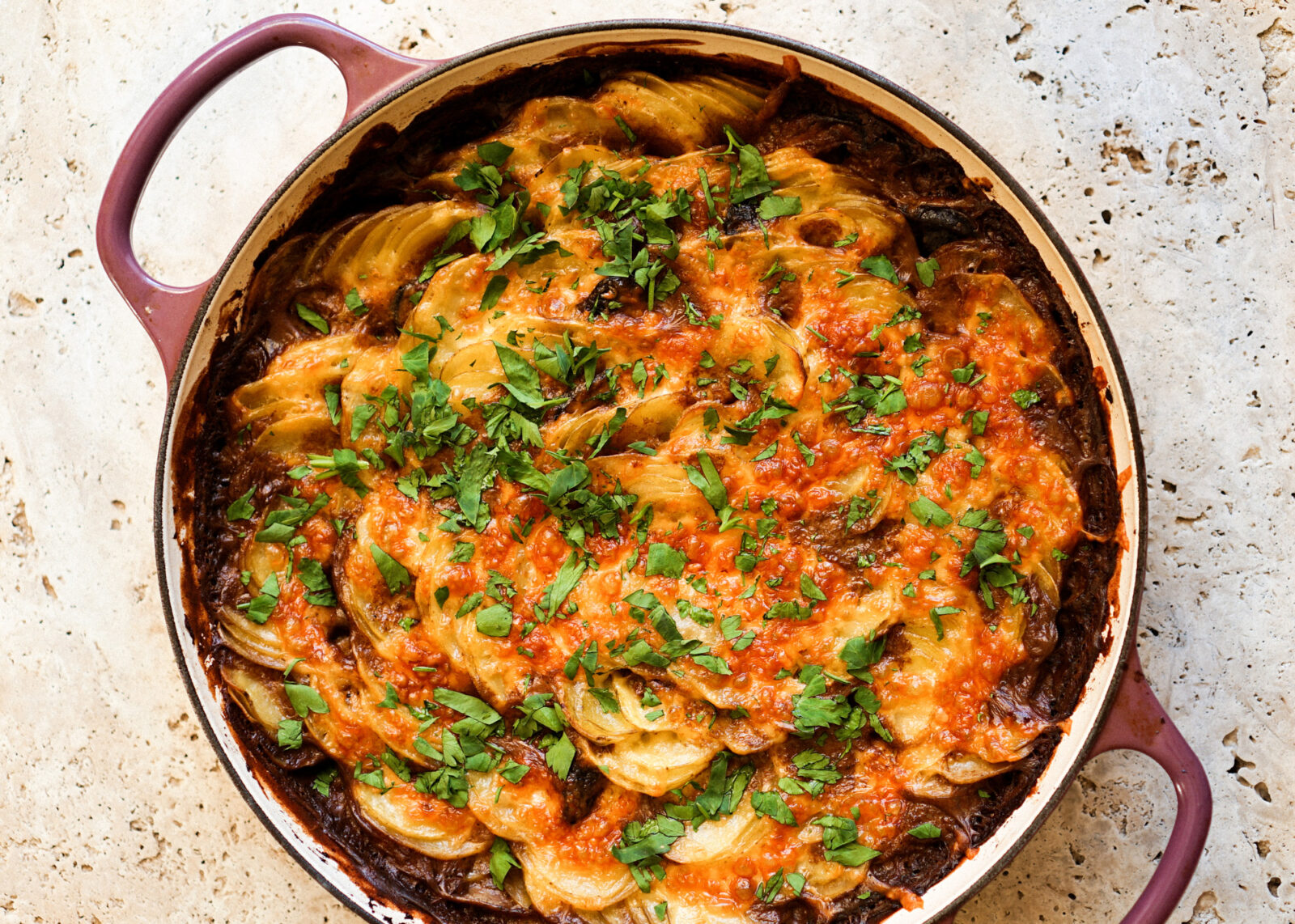 Miso Mushroom Scalloped Potatoes