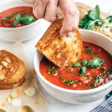 Classic Grilled Cheese & Tomato Soup