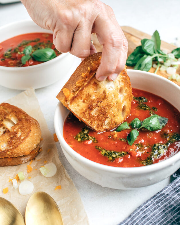 Classic Grilled Cheese & Tomato Soup