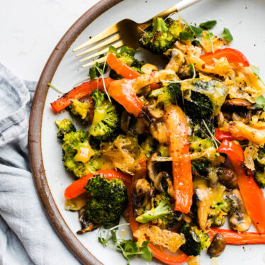 Cheesy Roasted Vegetables