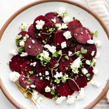 Easy Beet and Goat Cheese Salad