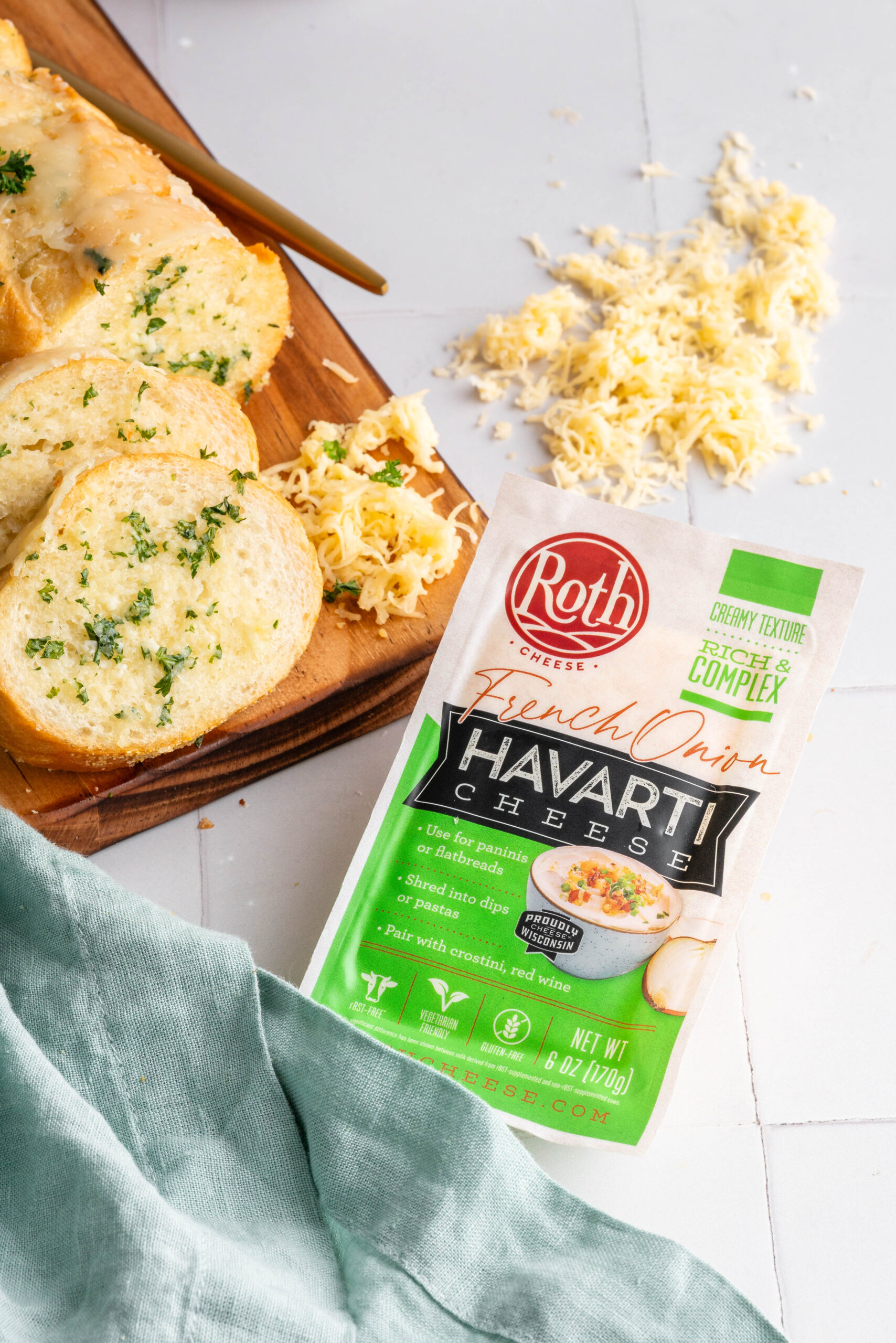 French Onion Havarti Roth Cheese