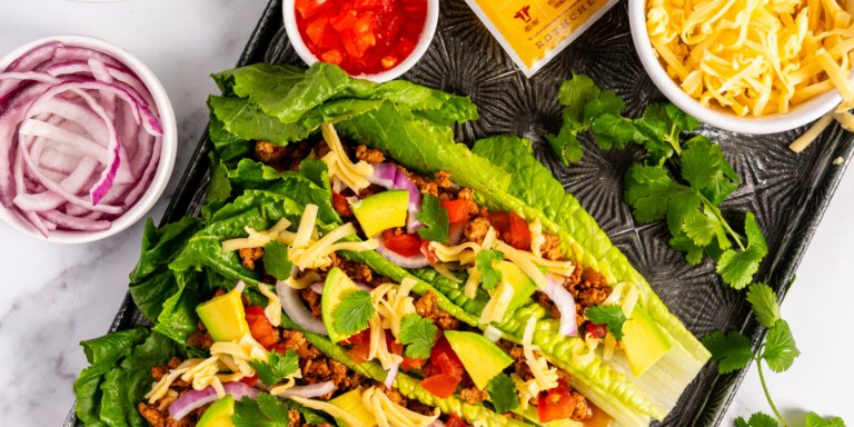 Creamy Havarti Turkey Taco Lettuce Wraps - Roth Cheese