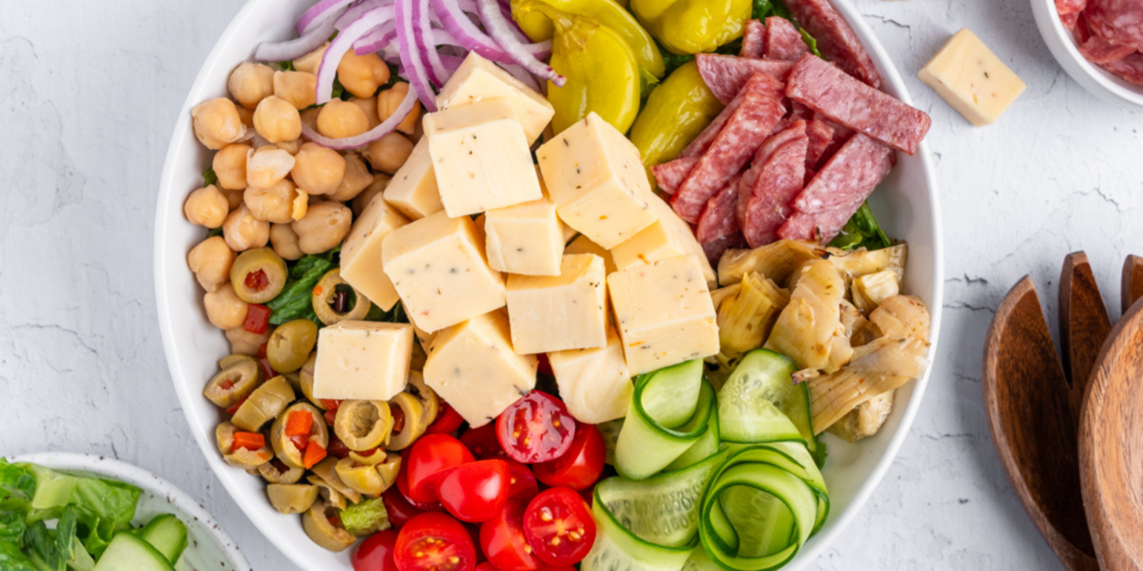 Tomato Basil Havarti Chopped Salad - Roth Cheese