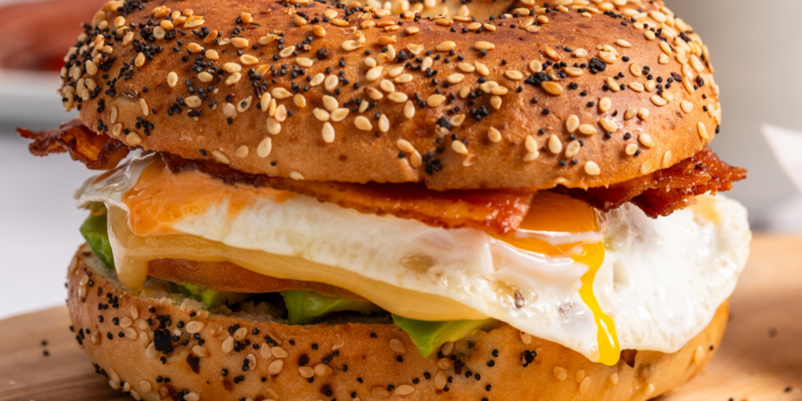 Creamy Havarti Breakfast Bagel - Roth Cheese