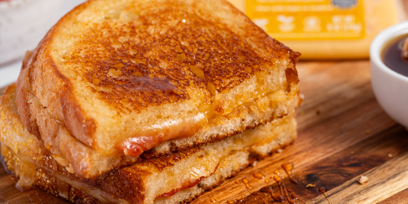 Hot Honey Gouda and Pepperoni Grilled Cheese - Roth Cheese