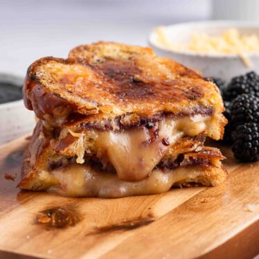 Blackberry Creamy Havarti Grilled Cheese